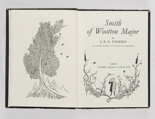The first edition of J.R.R. Tolkien's story about a cook and a cake, Smith of Wootton Major