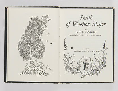The first edition of J.R.R. Tolkien's story about a cook and a cake, Smith of Wootton Major
