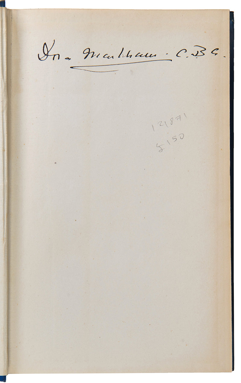 A family copy, with a descendant's ownership signature, of the biography of Sir Albert Hastings Markham KCB (1841-1918)