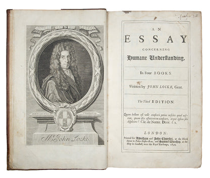 The third edition of John Locke's major philosophical work, An Essay Concerning Humane Understanding