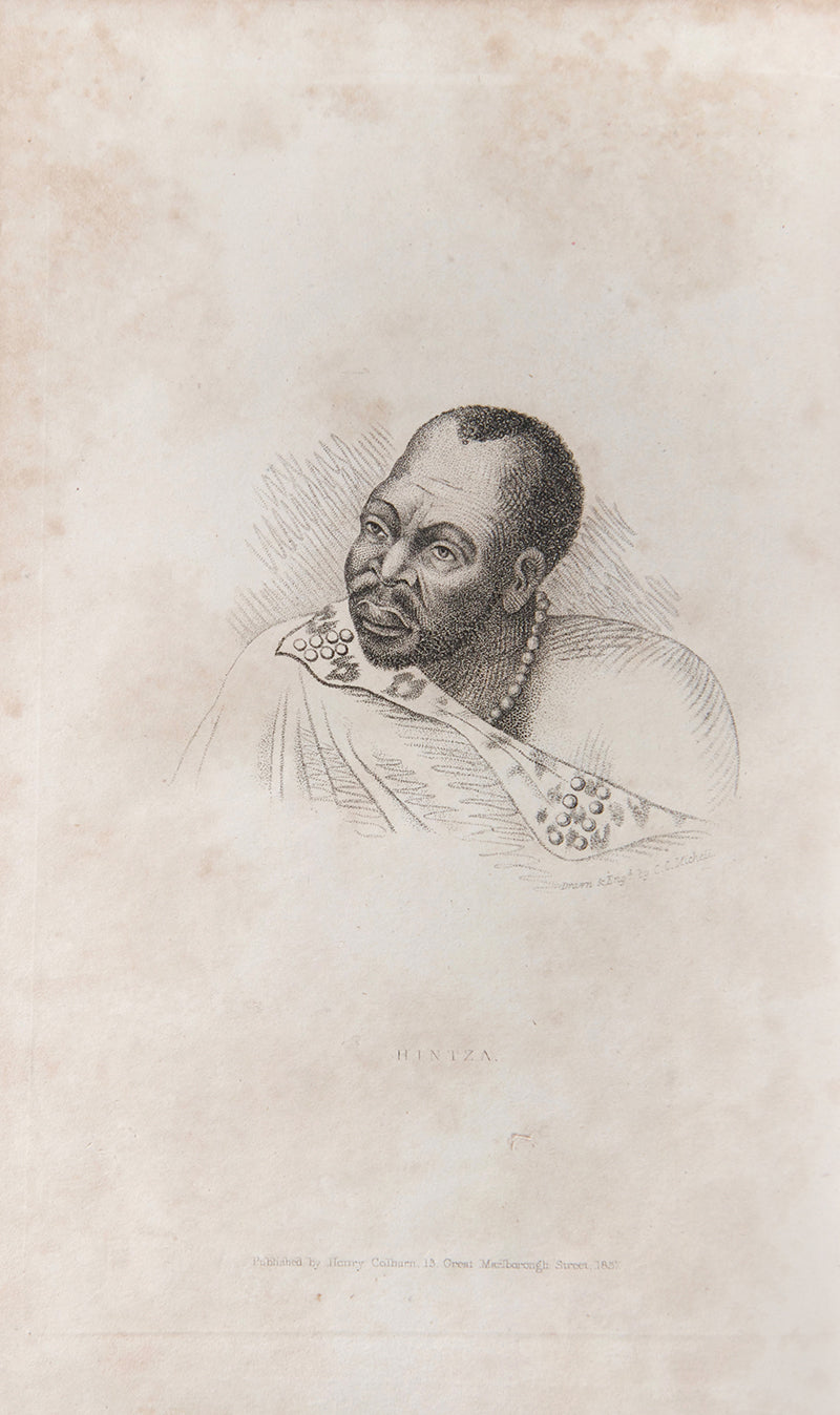 The Currer copy of Narrative of a Voyage of Observation among the colonies of Western Africa by James Edward Alexander, owned by Frances Mary Richardson Currer, one of the eminent female book collectors of the nineteenth century.