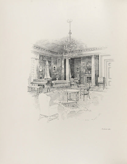 A very good set of Engllish furniture of the eighteenth century, by Herbert Cesckinsky, in three volumes, with several illustrations