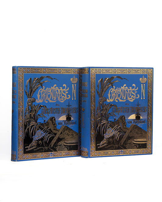 Exceptionally fresh copy of the first edition of this handsome large format work recording the tour of the future Tsar Nicholas II.