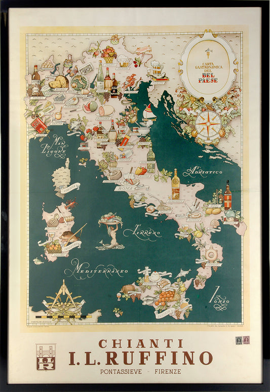 Carta Gastronomica del Bel Paese.