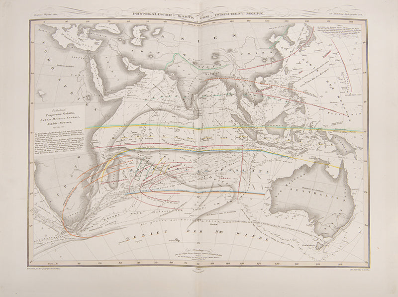 First edition of Humboldt's Kosmos and Berghaus's accompanying Physikalischer Atlas, 'one of the last really comprehensive physical surveys ever to be attempted'.