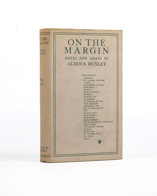 First edition of On the Margin by Aldous Huxley.