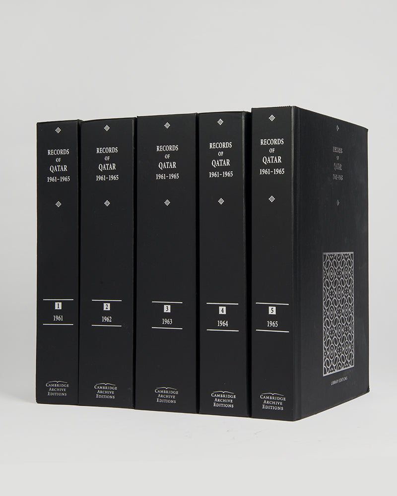 A very important collection of documents charting the the history of Qatar during the years 1961 to 1965.