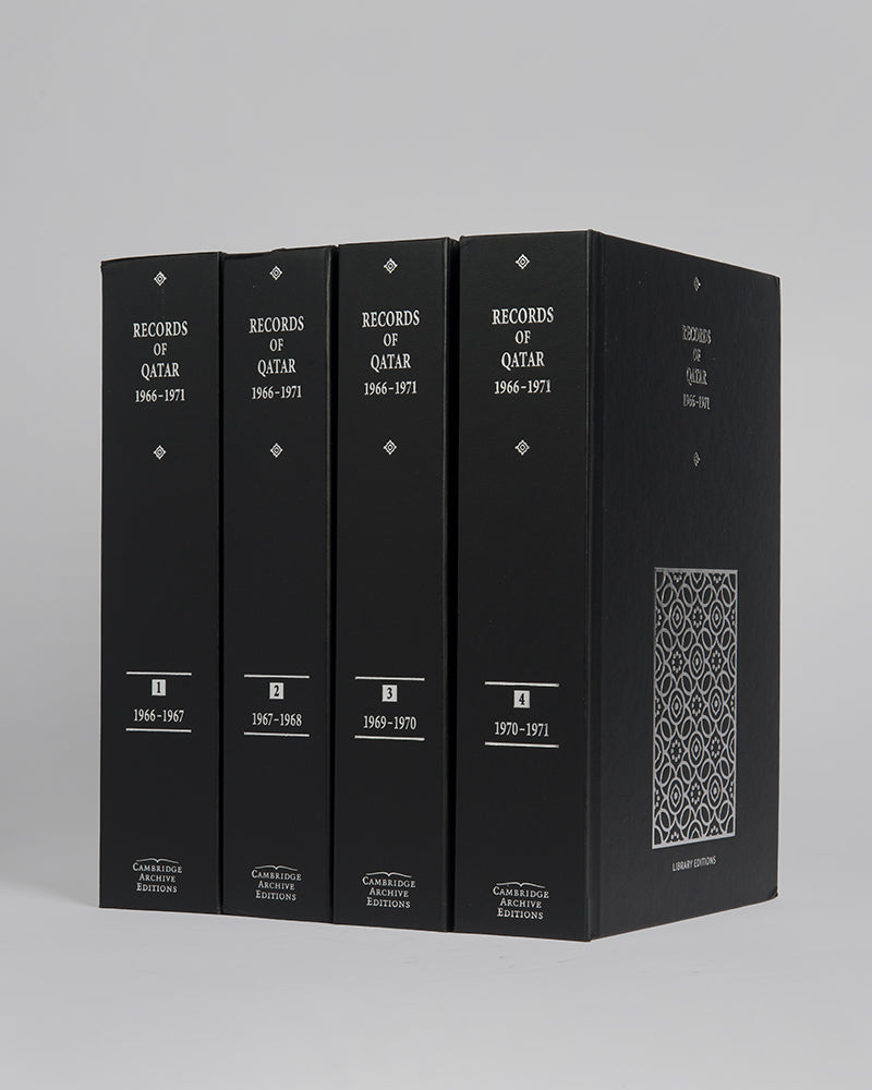 Records of Qatar: 1966-1971, a comprehensive collection of documents recording the history of Qatar between the years 1966 and 1971, which saw the withdrawal of Britain from the region.
