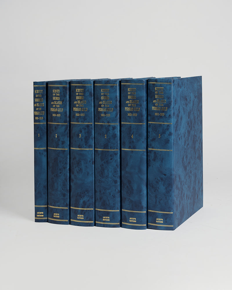 Survey of the Shores and Islands of the Persian Gulf 1820-1829, the first systematic examination of the coastal topography of the Arabian Gulf with 55 maps and views.