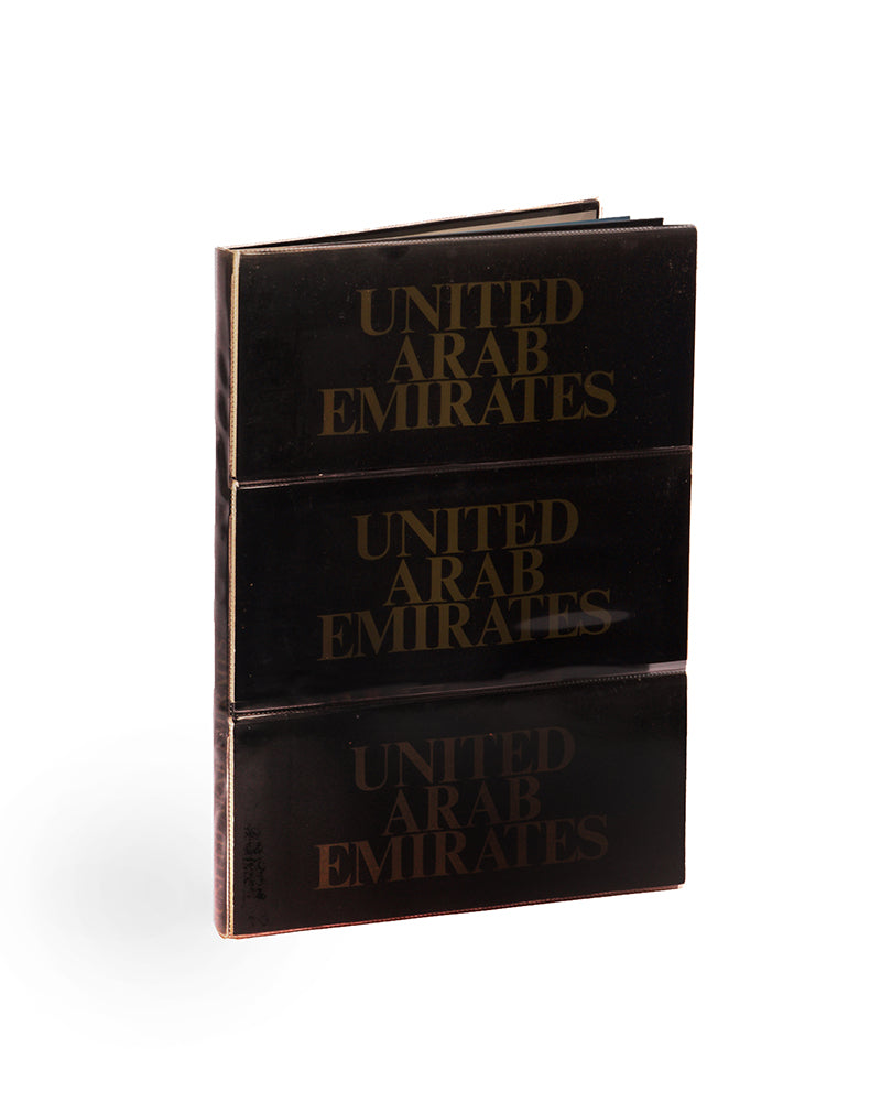 First edition of this celebration of the first seven years of the United Arab Emirates, with text by Peter Hellyer and photographs by Pier Giorgio Sclarandis.
