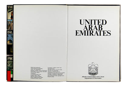 First edition of this celebration of the first seven years of the United Arab Emirates, with text by Peter Hellyer and photographs by Pier Giorgio Sclarandis.