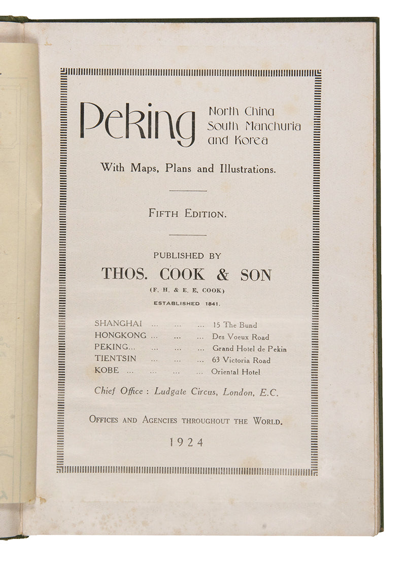 Thomas Cook Guide to Peking North China