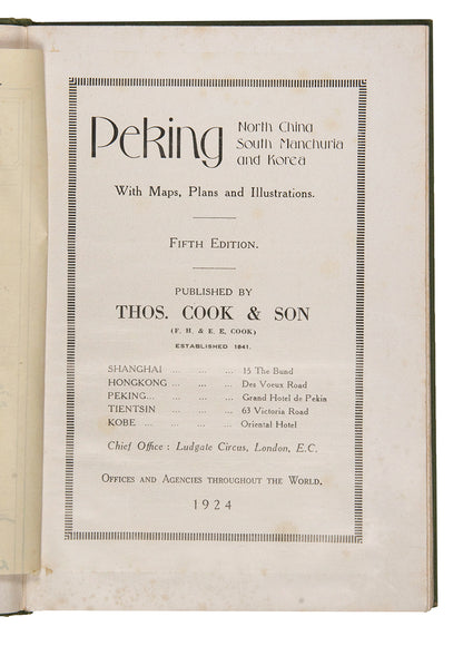 Thomas Cook Guide to Peking North China