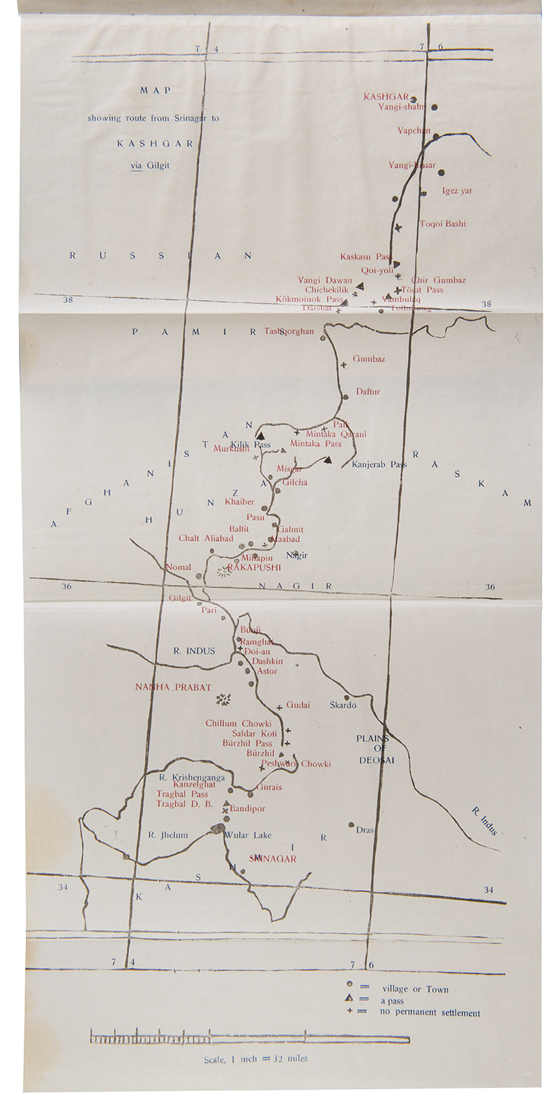 First and only edition of Diary of a Journey from Srinagar to Kashgar via Gilgit by Harold Harding, inscribed to fellow consul Michael Cavenagh Gillett (1907-1971) with his bookplate.