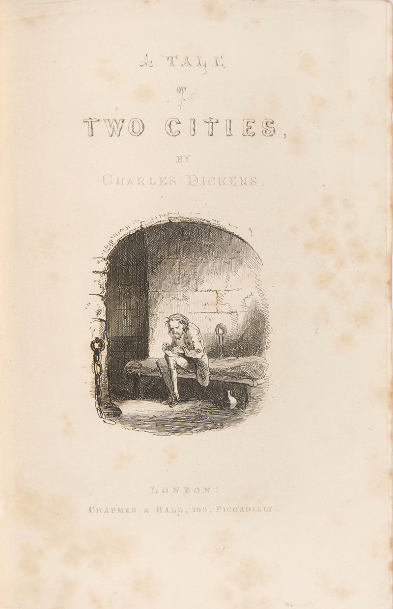 Handsome example of the Authentic Edition, complete works in 30 volumes, printed from the edition corrected by Charles Dickens in 1867 and 1888, illustrated by Cruikshank