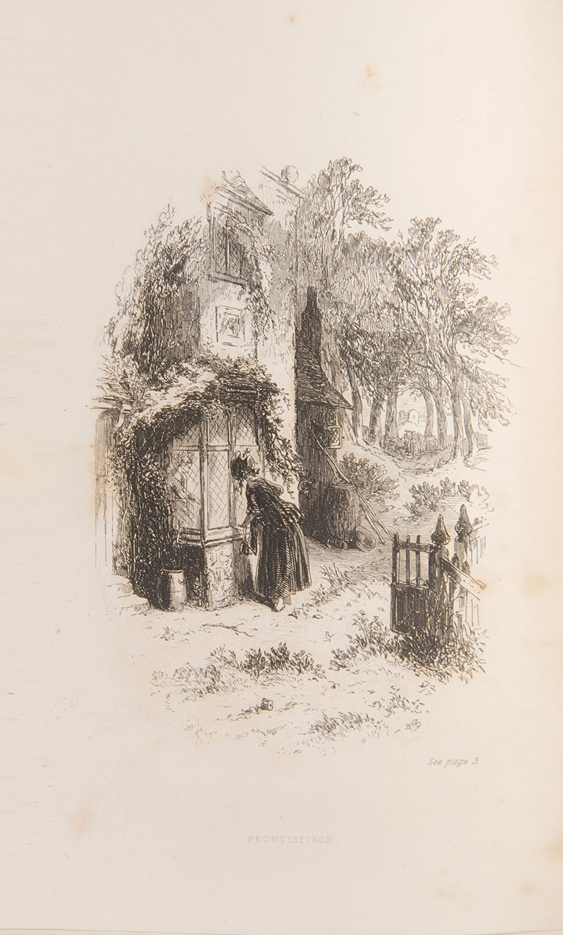 Handsome example of the Authentic Edition, complete works in 30 volumes, printed from the edition corrected by Charles Dickens in 1867 and 1888, illustrated by Cruikshank