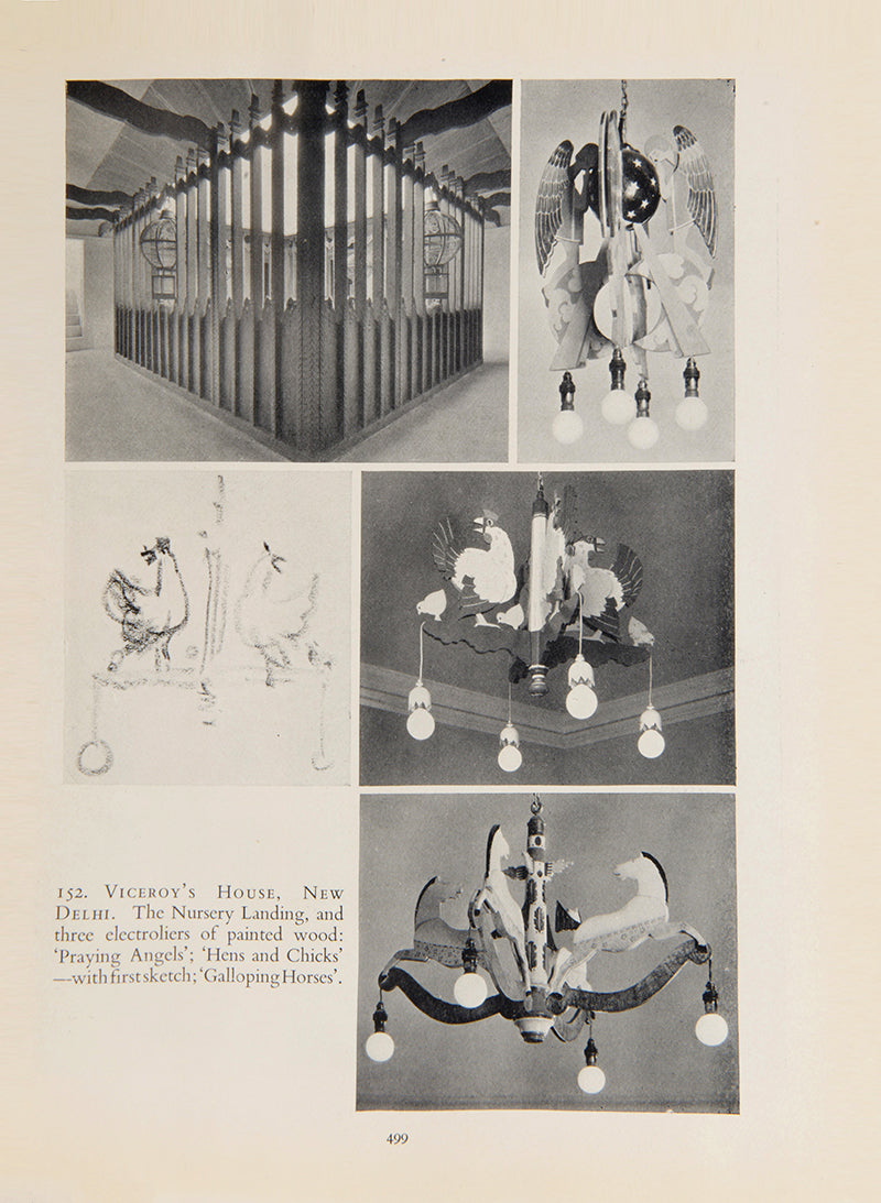 First edition of The architecture of Edward Lutyens, including a biography, replete with illustrations and photographs in b&w, in 4 volumes