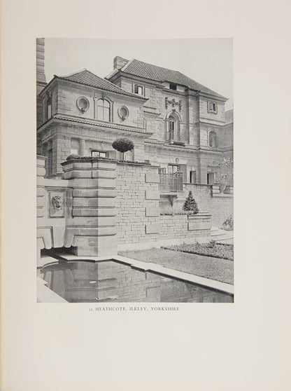 First edition of The architecture of Edward Lutyens, including a biography, replete with illustrations and photographs in b&w, in 4 volumes