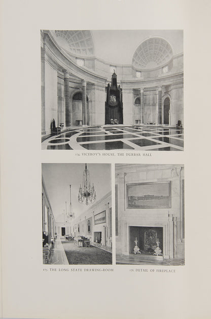 First edition of The architecture of Edward Lutyens, including a biography, replete with illustrations and photographs in b&w, in 4 volumes
