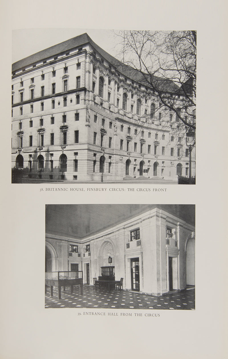 First edition of The architecture of Edward Lutyens, including a biography, replete with illustrations and photographs in b&w, in 4 volumes