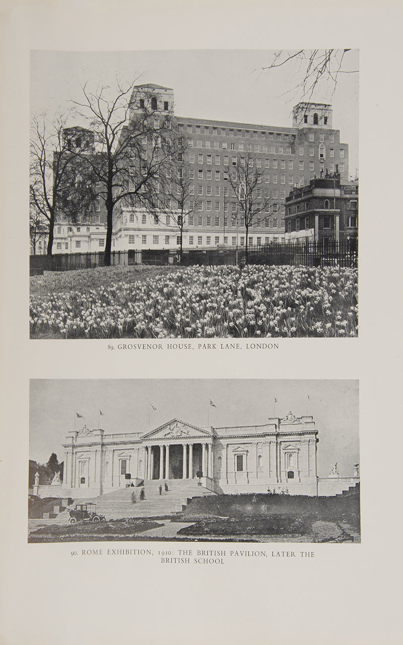 First edition of The architecture of Edward Lutyens, including a biography, replete with illustrations and photographs in b&w, in 4 volumes