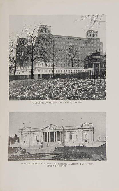 First edition of The architecture of Edward Lutyens, including a biography, replete with illustrations and photographs in b&w, in 4 volumes