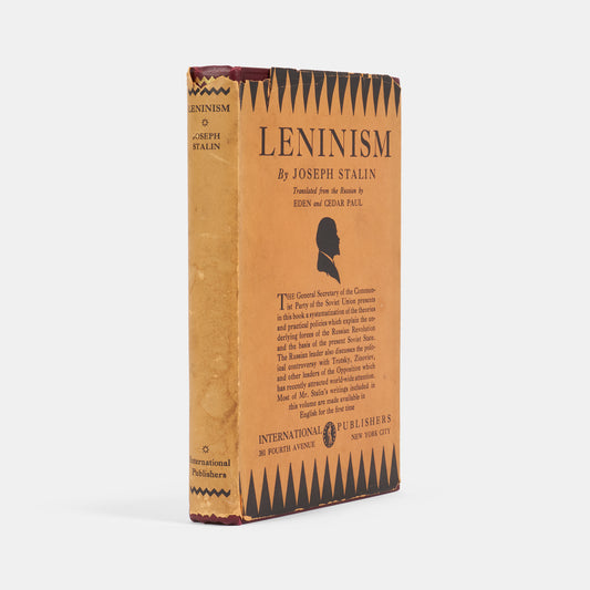 The first US edition of the first English language collection of Joseph Stalin's lectures and articles on Leninism