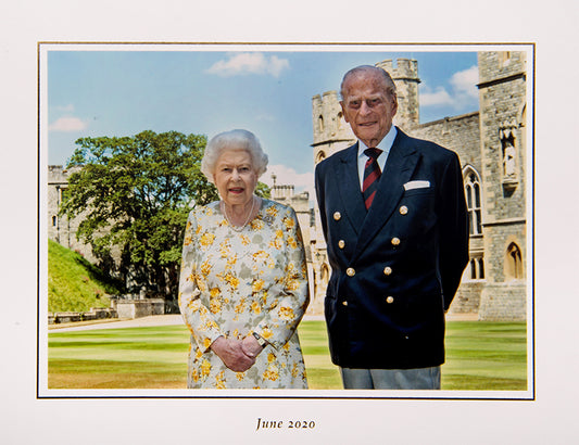 Showing the Her Majesty Queen Elizabeth, with his Royal Highness the Duke of Edinburgh..... <br />