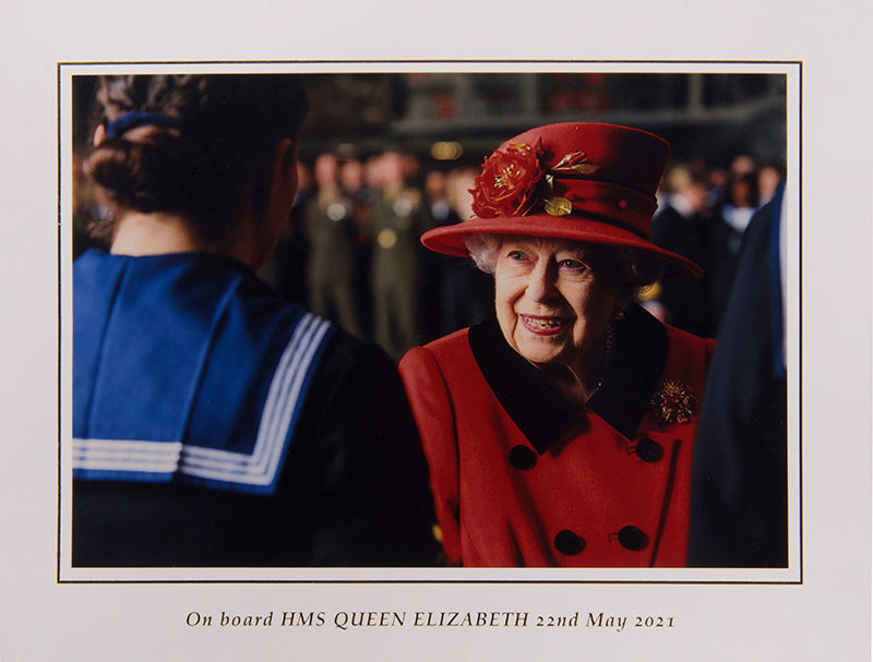 Showing the Her Majesty Queen Elizabeth with his Royal Highness the Duke of Edinburgh..... 