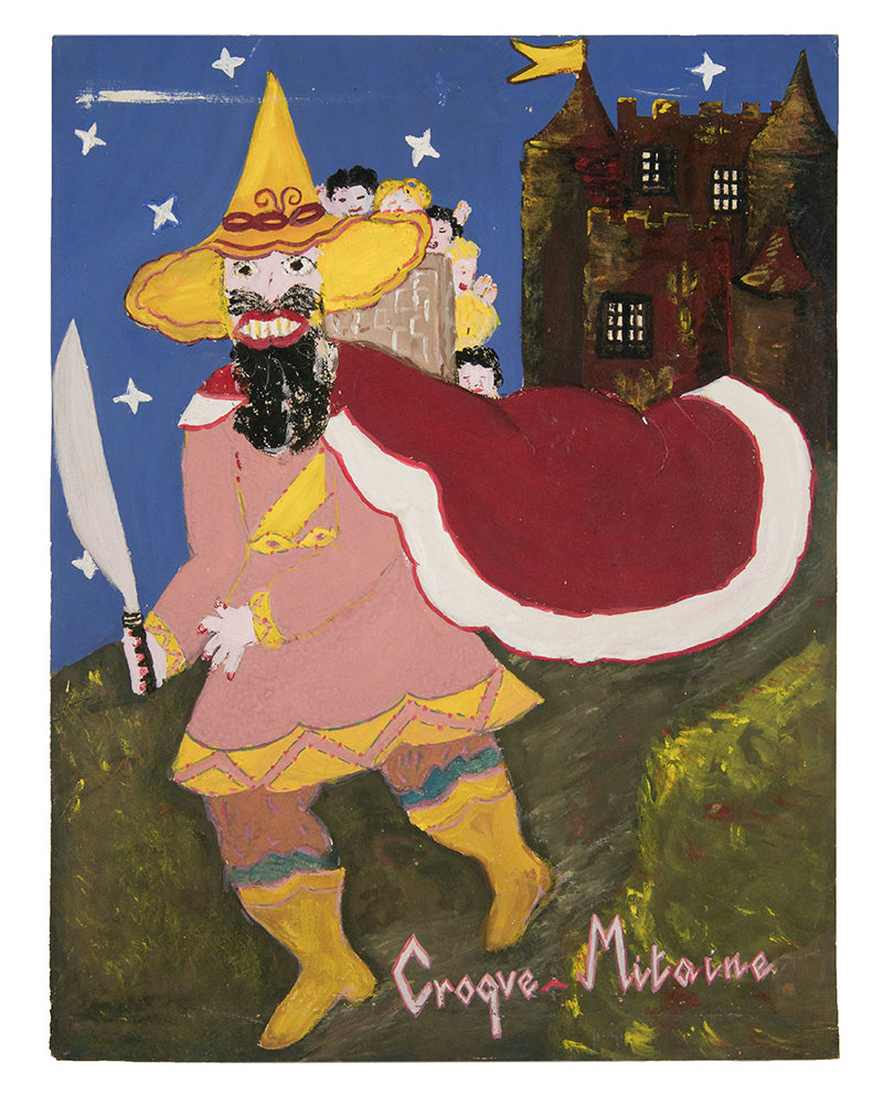A multiple, miniature picture of France, painted by her children.