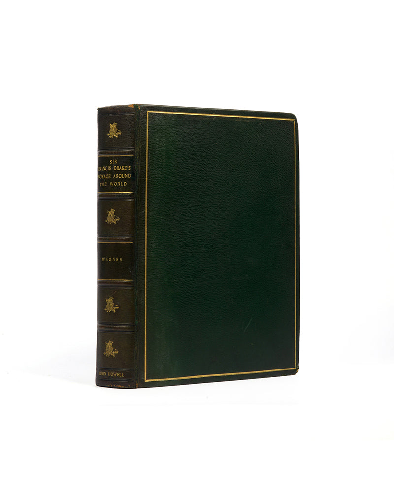 First edition, the deluxe signed extra-illustrated issue, of Wagner's important reference work on Sir Francis Drake's Voyage Around the World.