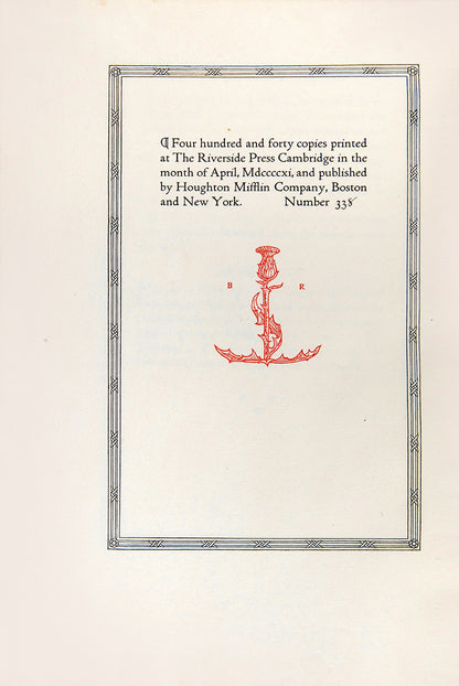 A limited edition printing of The Constitution of the United States