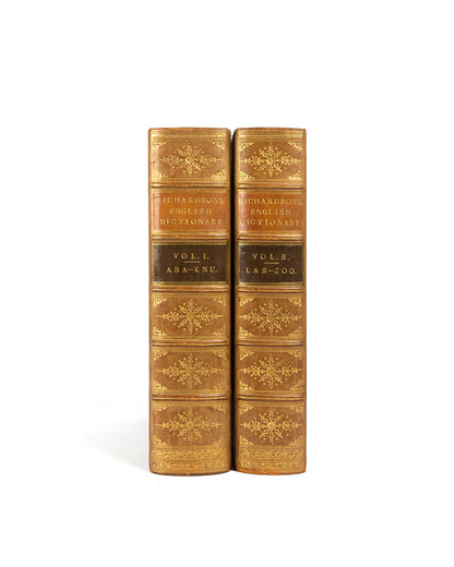 First published between 1835 and 1837, Charles Richardson's etymological A New Dictionary of the English Language built on the foundations laid by Samuel Johnson a century prior.