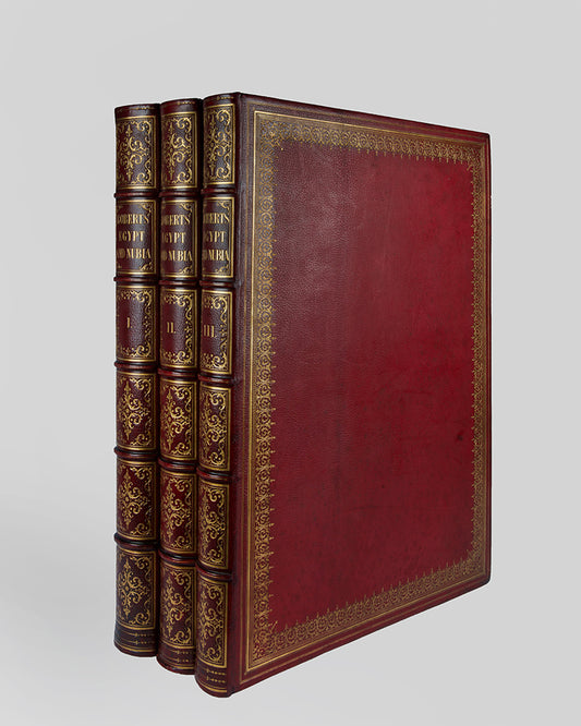 The preferred deluxe format of David Roberts's Egypt & Nubia, one of the most important and elaborate ventures of nineteenth-century publishing.