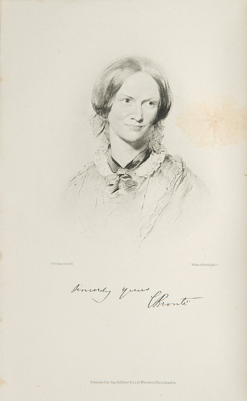 'Haworth' Edition, with an introduction by Mrs. Humphrey Ward, in 7 volumes, near fine set in prize-binding for Wellington College
