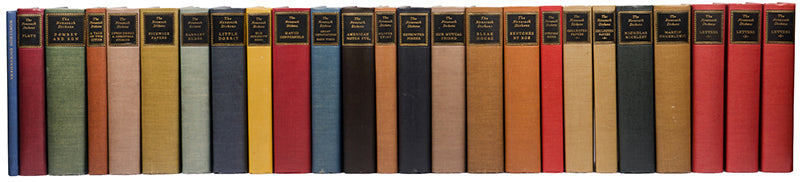 The Nonesuch edition of the complete works by Charles Dickens with the original steel plate 'Fagin in the condemned Cell' from Oliver Twist, limited edition, 1937