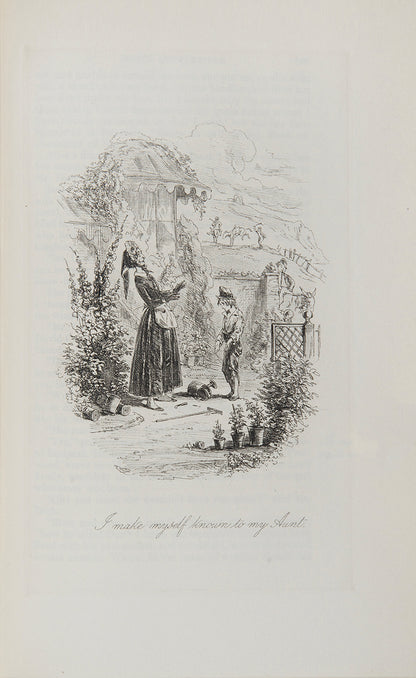 The Nonesuch edition of the complete works by Charles Dickens with the original steel plate 'Fagin in the condemned Cell' from Oliver Twist, limited edition, 1937