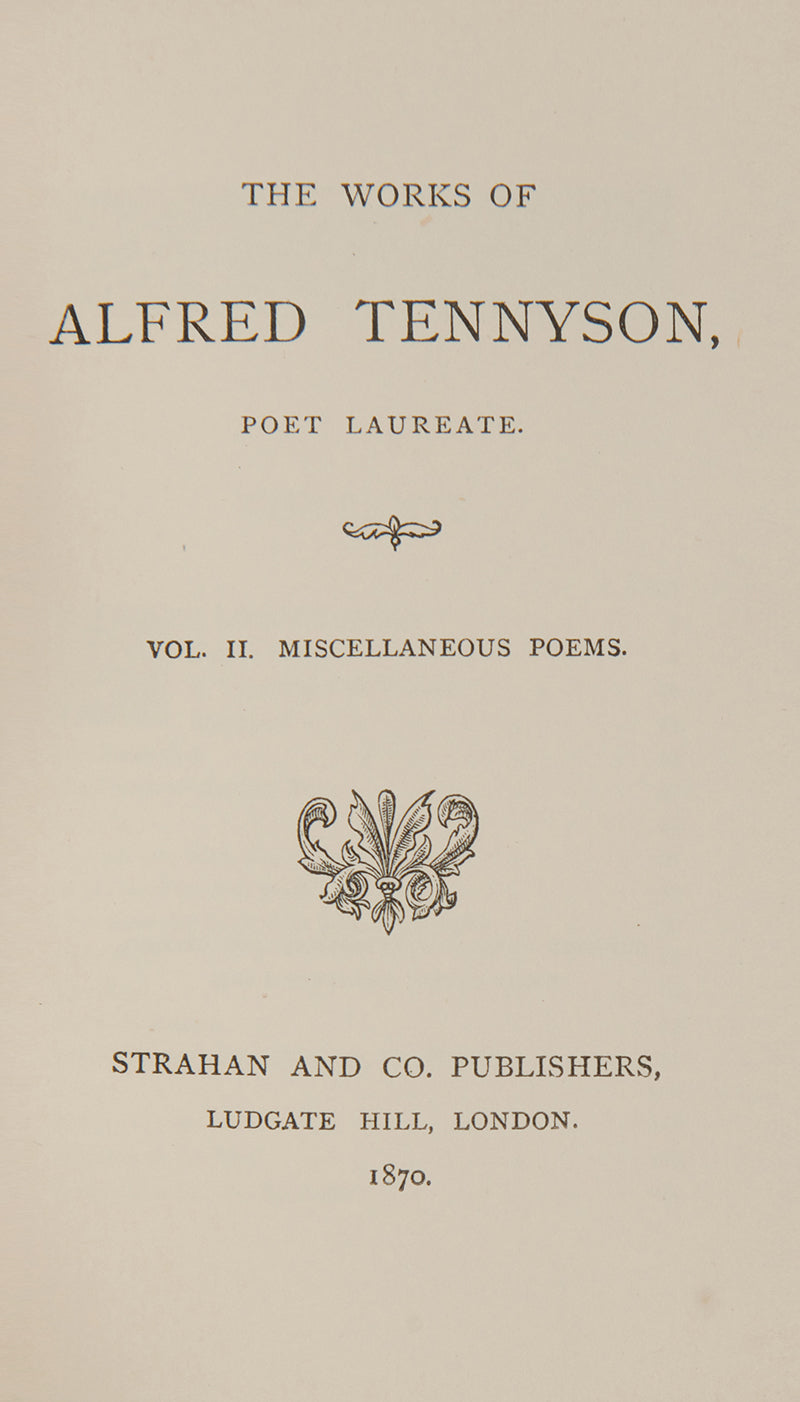 The Works of Alfred Tennyson,
