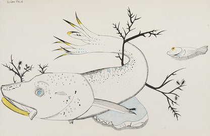 The first of Lucian Freud's drawings to appear in print were published in this collection of Moore's poems.