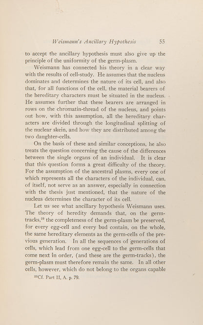 First English language edition of one of the most important books in the history of genetics, Intracellular Pangenesis by Hugo de Vries. Ernst Mayr's copy, in the rare dust jacket.
