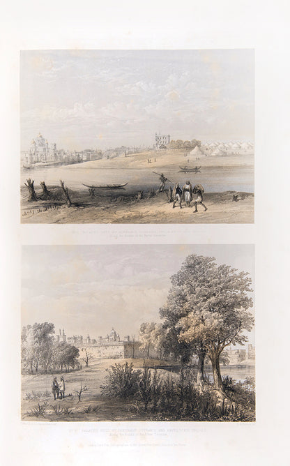 First edition of General Views and Special Points of Interest of the City of Lucknow by David Scott Dodgson, a rare work depicting Lucknow during the siege of 1857.