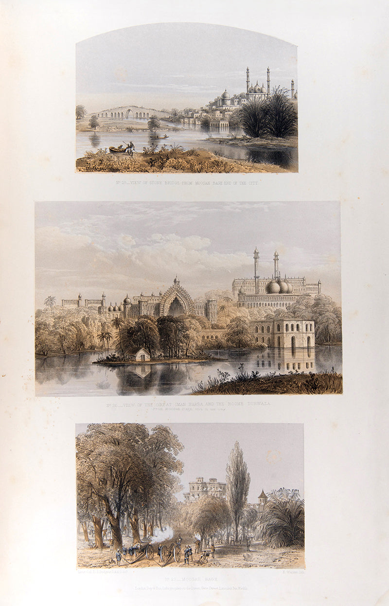 First edition of General Views and Special Points of Interest of the City of Lucknow by David Scott Dodgson, a rare work depicting Lucknow during the siege of 1857.