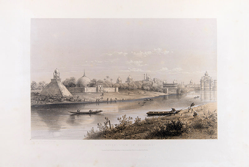 First edition of General Views and Special Points of Interest of the City of Lucknow by David Scott Dodgson, a rare work depicting Lucknow during the siege of 1857.