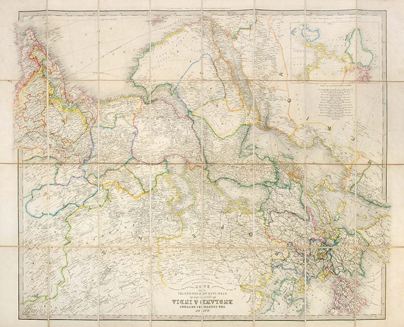 James Wyld's Map of the countries between England and India, hand-coloured engraved map showing Asia and Arabia from 1873.