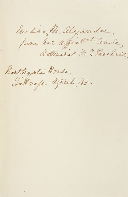 Signed presentation copy of Frederick Thomas Michell's Personal Recollections of the Expedition to Algiers, scarce work on the Siege of Algiers by one of the prominent Captains.