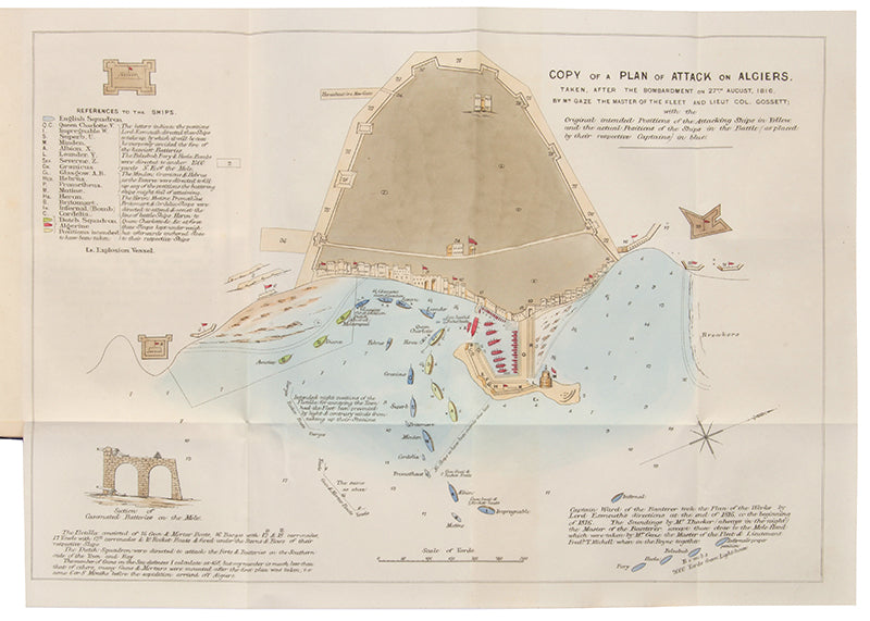 Signed presentation copy of Frederick Thomas Michell's Personal Recollections of the Expedition to Algiers, scarce work on the Siege of Algiers by one of the prominent Captains.