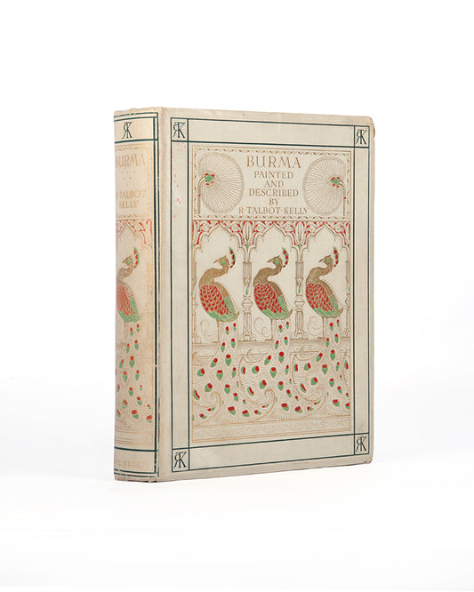 A handsome copy of the deluxe issue of Robert Kelly's Burma, one of three-hundred large paper copies in a deluxe binding signed by the author.