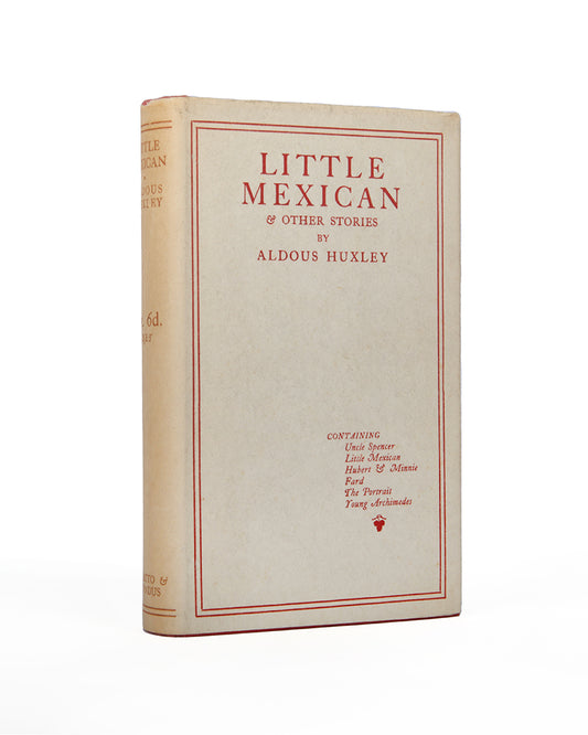 First edition of Little Mexican by Aldous Huxley, his third collection of short stories.