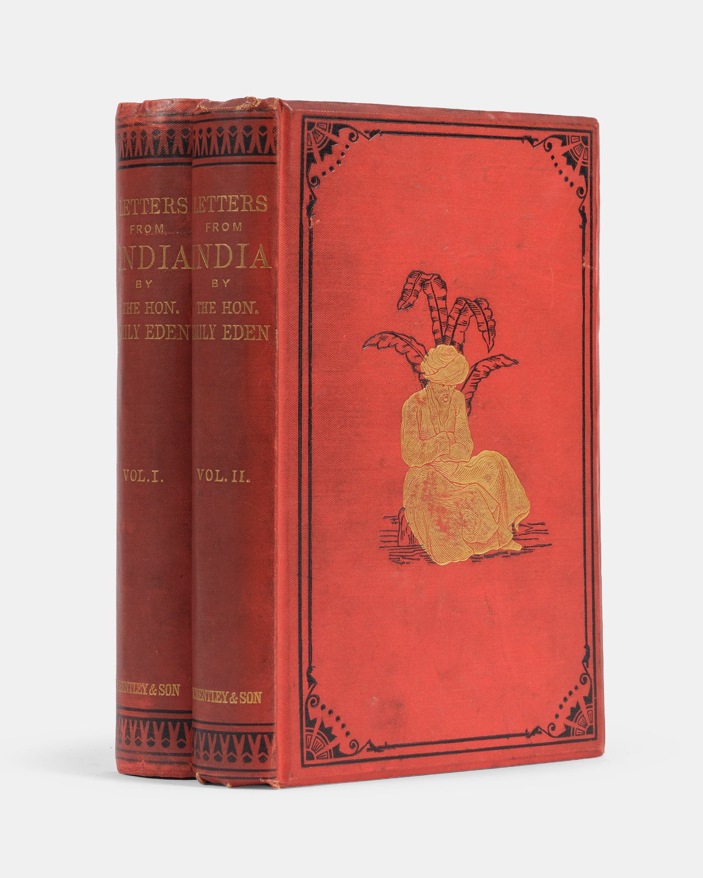 First edition of Emily Eden's Letters from India, the scarcer of Eden's two travel accounts of India including descriptions of the Maharajas of the Sikh Empire.