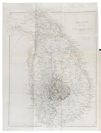 First edition of Ceylon by James Emerson Tennent, a scarce classic survey of Ceylon in the mid-nineteenth-century.